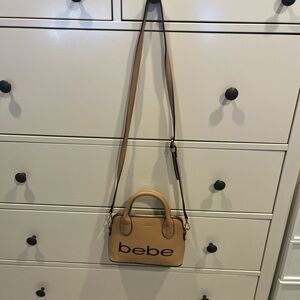 Bebe Tan Crossbody Bag